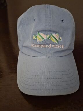 ​Vineyard Vines 2021 Kentucky Derby Hat 147th Anniversary Blue Bow Tie Strapback